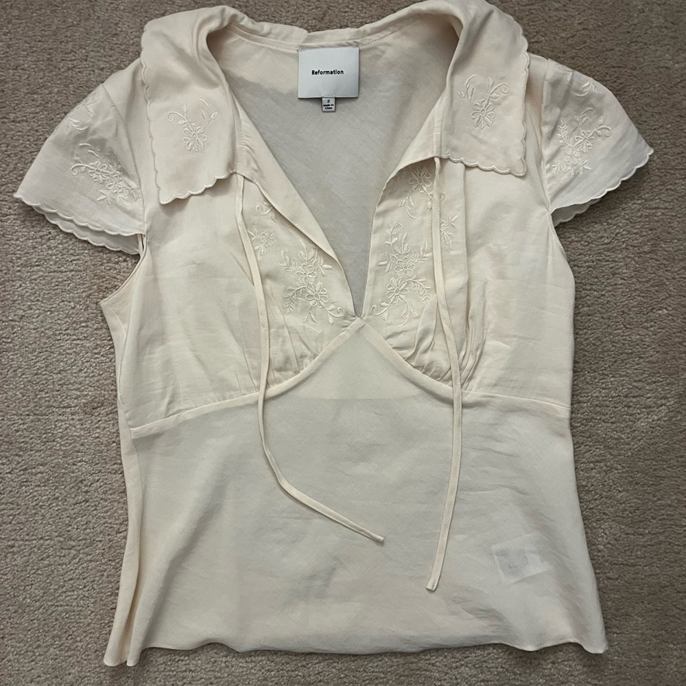 Reformation Simonette Top